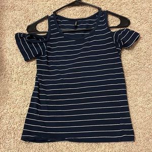 Splash off the shoulder tank top